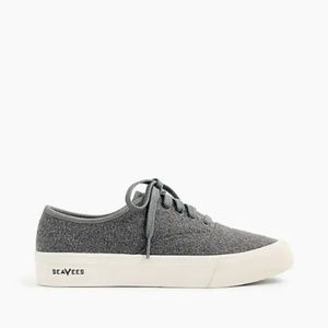 SeaVees Legend Sneaker in Dark Grey Heather Wool 7